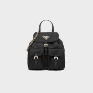 Túi xách mini 1BH029 màu đen của Prada Rinylon